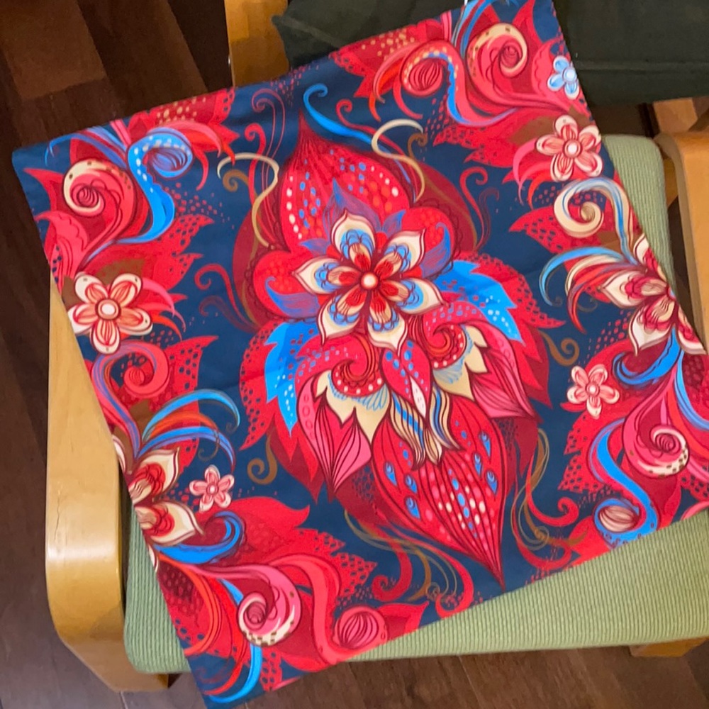 Pillow cover.